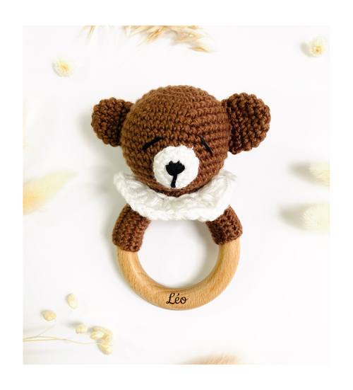 Maé Le Hochet En Crochet Personnalisé