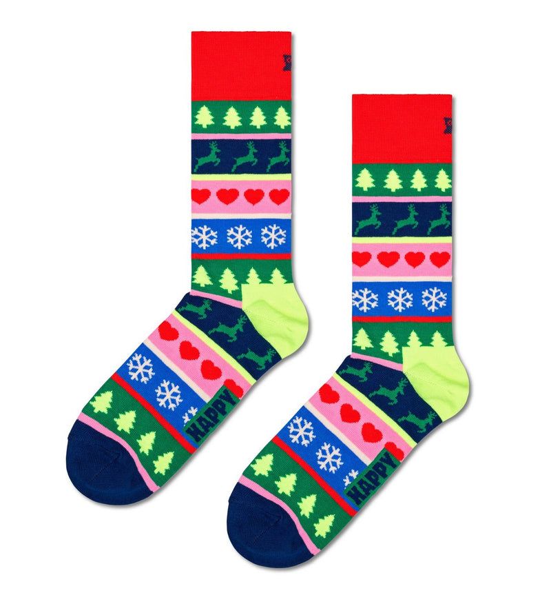 Christmas Stripes Socks - Mixed