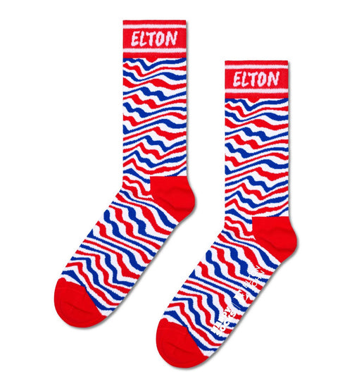 Chaussettes Rayures Elton John - Mixte