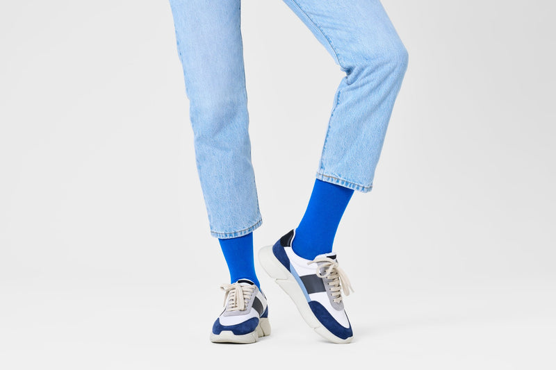 Chaussettes Solid - Bleu