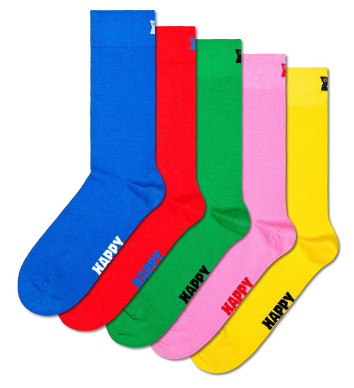Chaussettes 5-Pack Solid