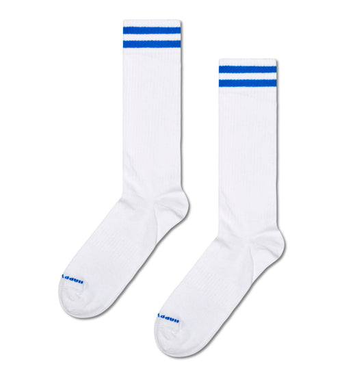 Chaussettes Solid Sneaker Thin Crew - Blanc