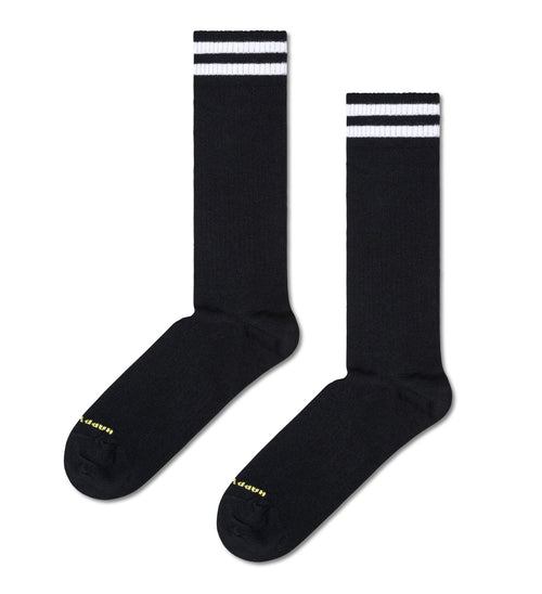 Chaussettes Solid Sneaker Thin Crew - Noir