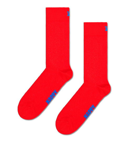 Chaussettes Solid - Rouge