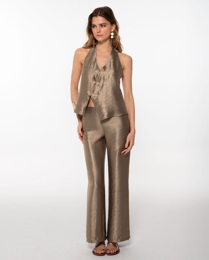 Pantalon Ethereal Muse - Doré