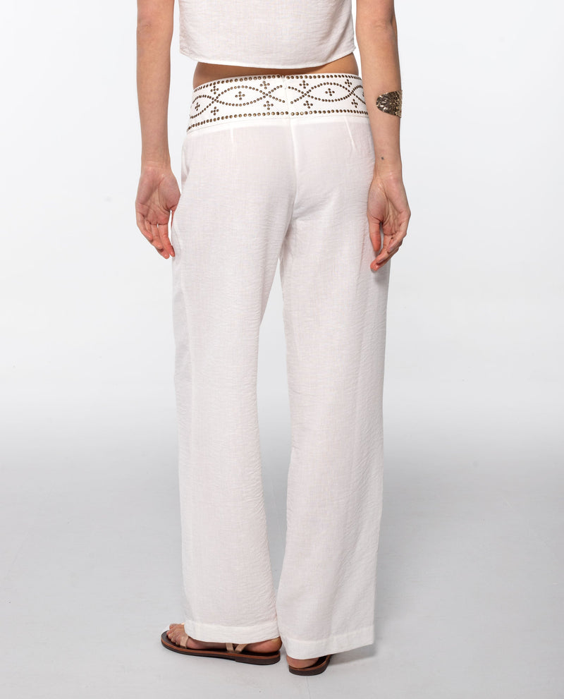 Pantalon Essence - Blanc