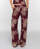 Pantalon Ruby Bloom - Bordeaux