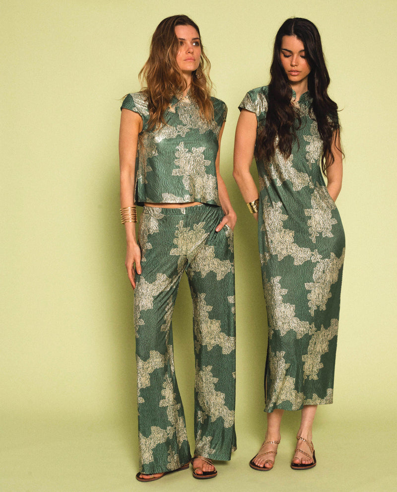 Pantalon Jade Bloom - Vert
