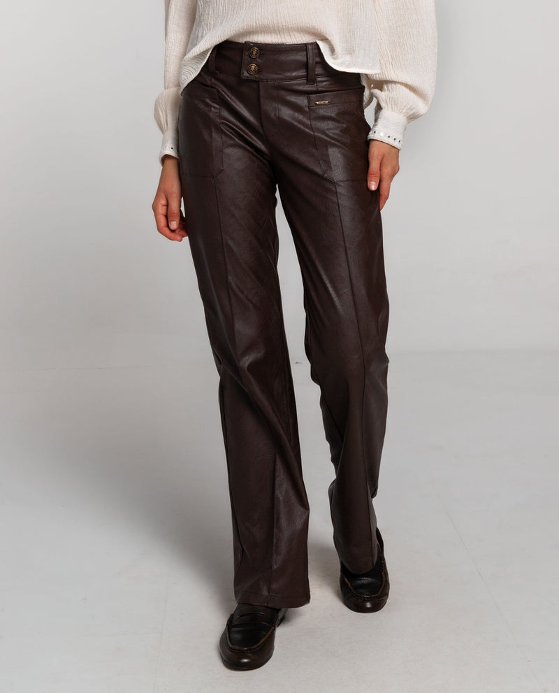 Pantalon Out From Routine - Marron