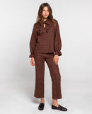 Pantalon City Crush - Marron