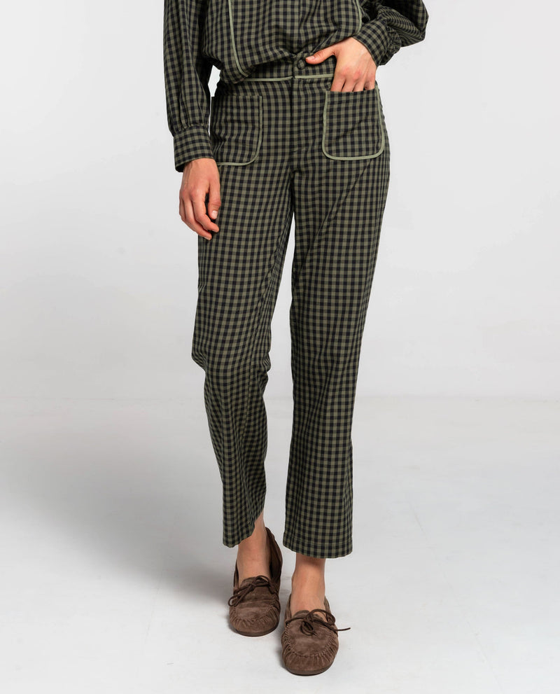 Pantalon First Coffee - Carreaux