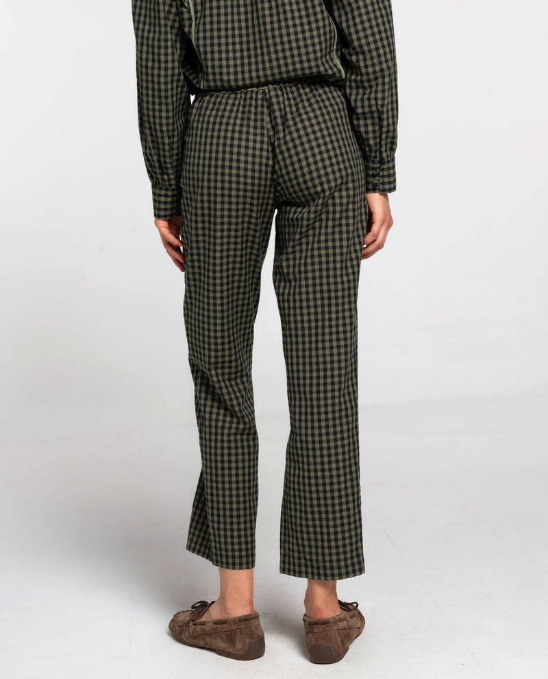 Pantalon First Coffee - Carreaux