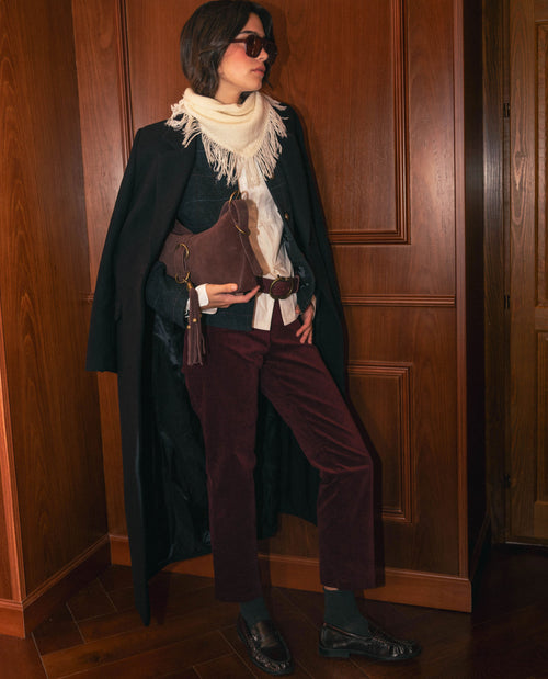 Pantalon Velvet Spell - Bordeaux