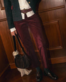 Pantalon Velvet Spell - Bordeaux