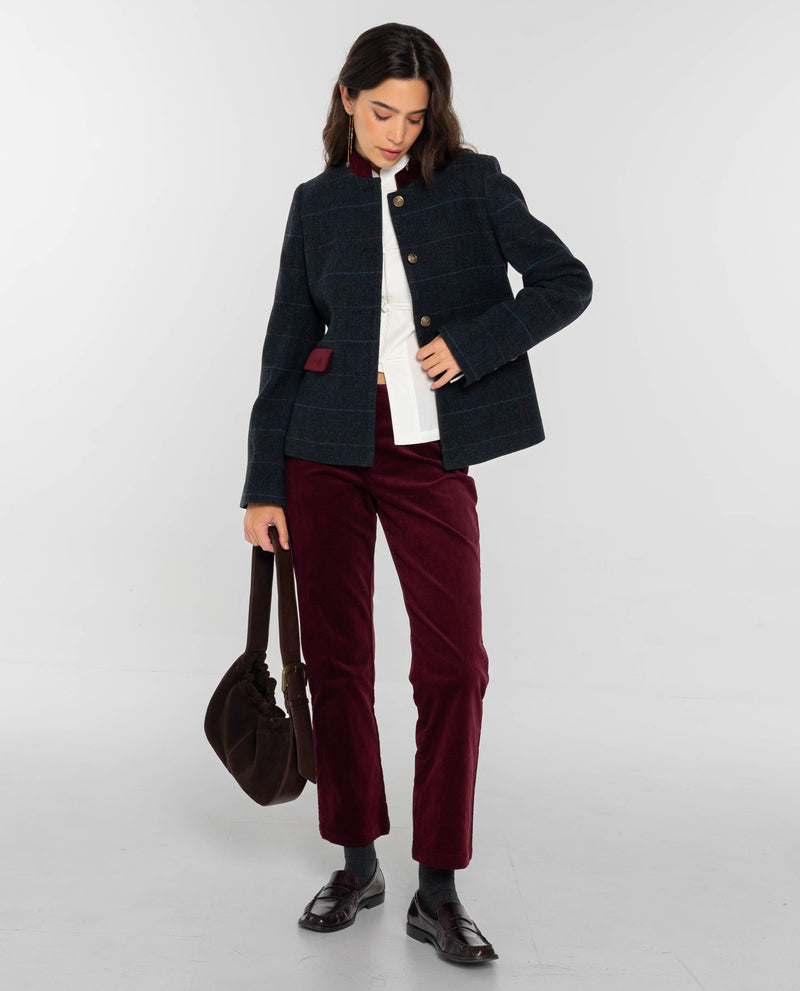 Pantalon Velvet Spell - Bordeaux