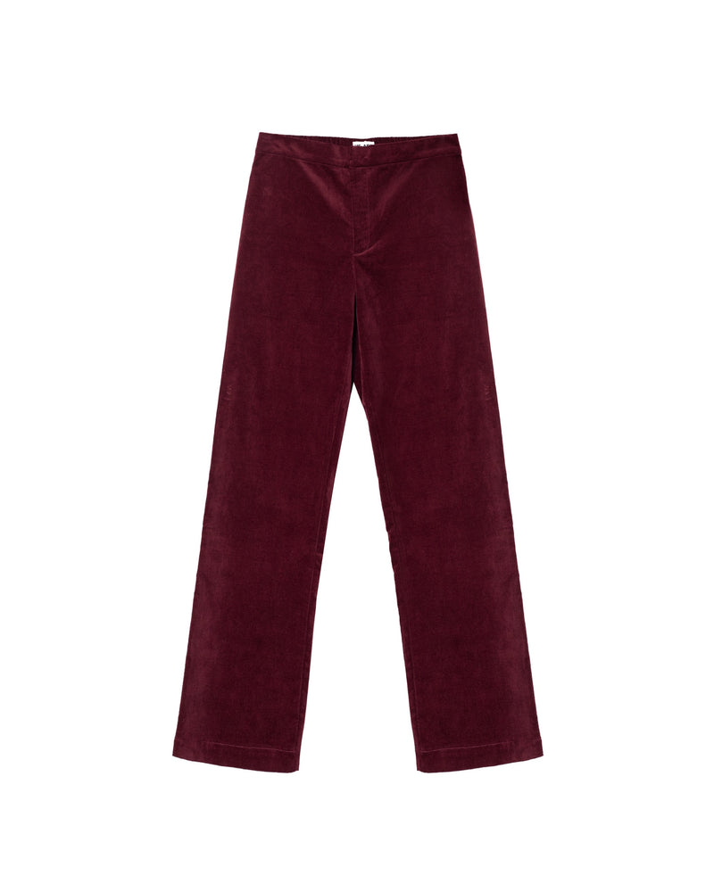Pantalon Velvet Spell - Bordeaux