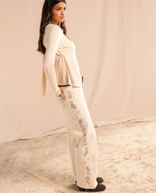 Pantalon Just Girls - Beige