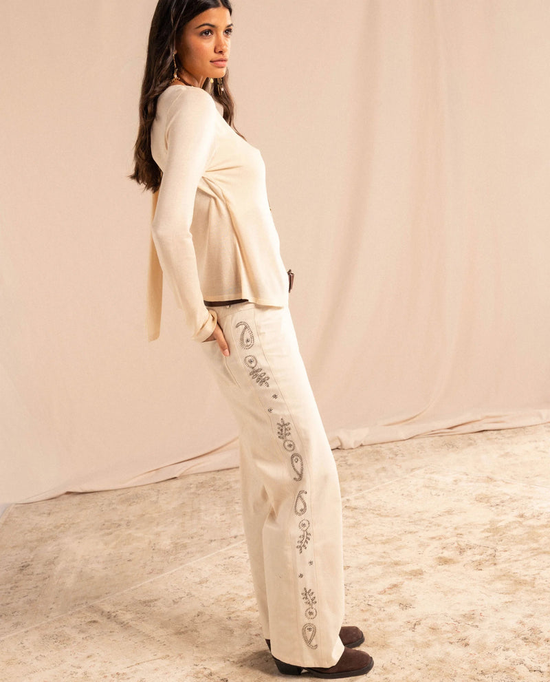 Pantalon Just Girls - Beige