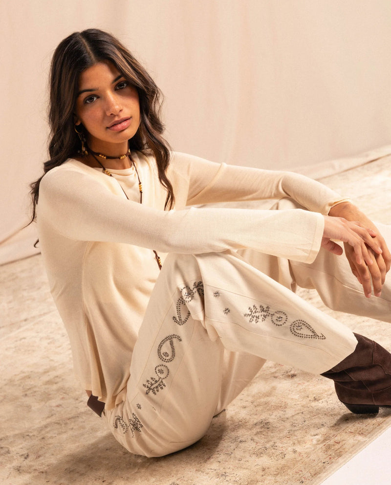 Pantalon Just Girls - Beige