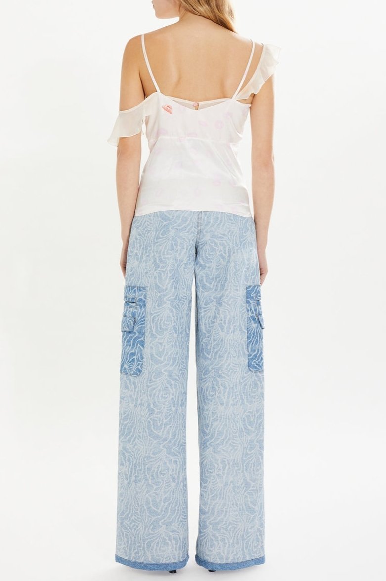 Pantalon - Bleu - Femme