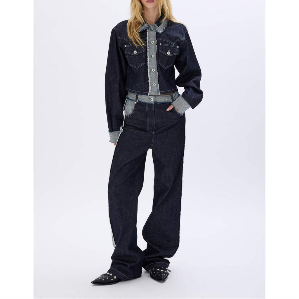 Pantalon - Bleu - Femme