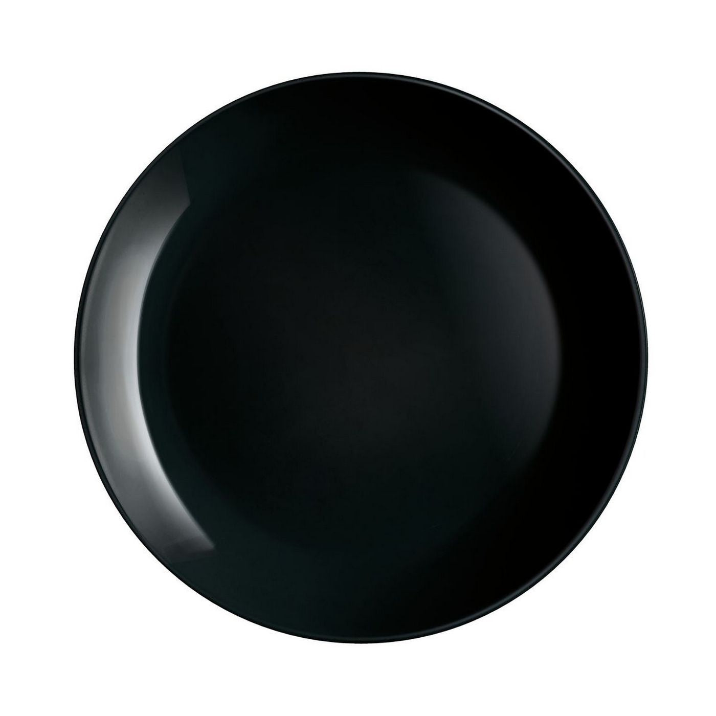 Diwali - 6 Platos - Negro - 25 cm - Luminarc