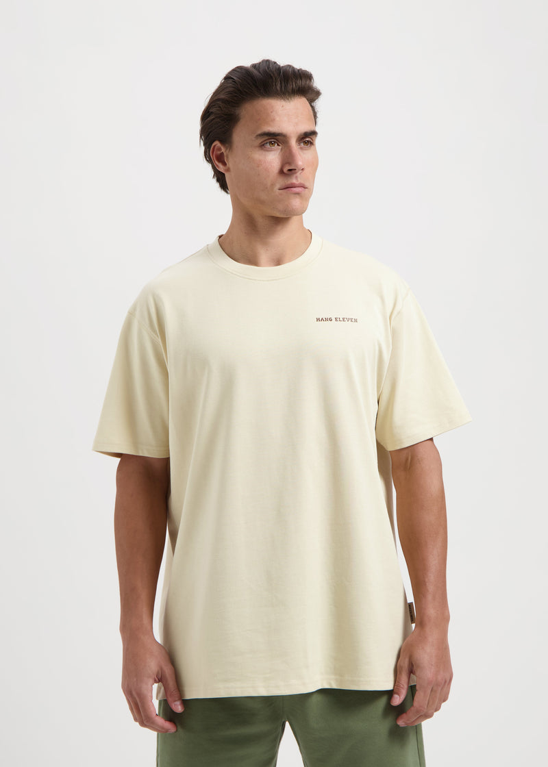 Carrier Logo T-Shirt - Sand