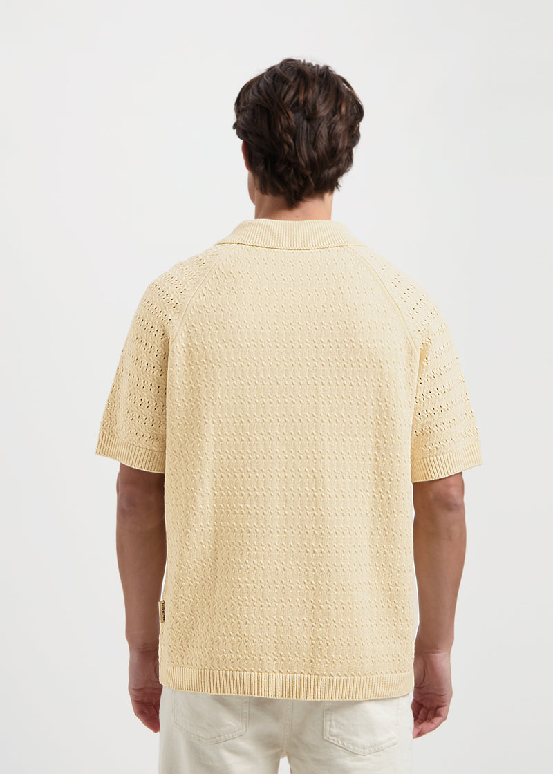 Camisa Polo De Punto Crochet - Arena