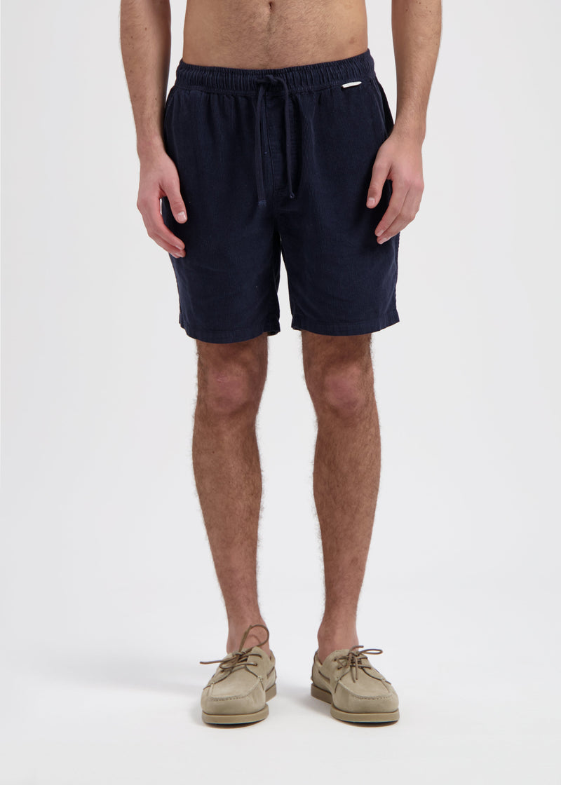 Shorts de pana - Azul marino
