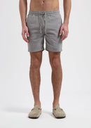 Shorts chinos lavados - Carbón