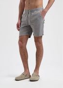 Shorts chinos lavados - Carbón