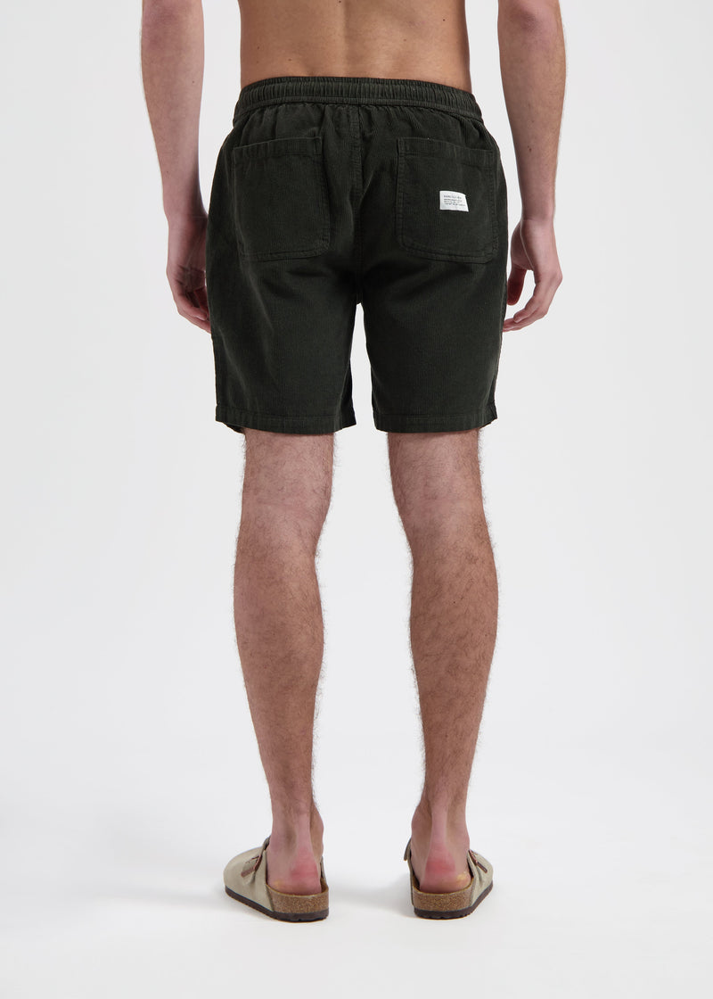 Short Corduroy - Army Green