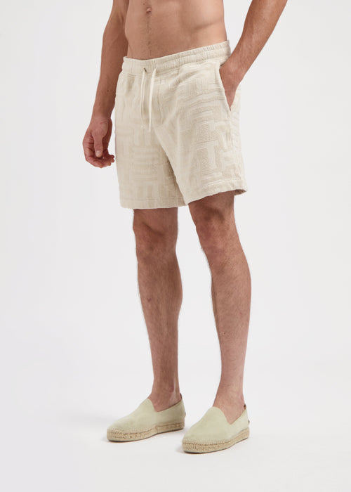 Shorts De Toalla Jacquard - Arena