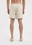 Short Toweling Jacquard - Sand