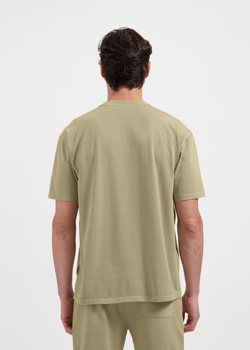 Camiseta Essential Lavada - Verde Pizarra