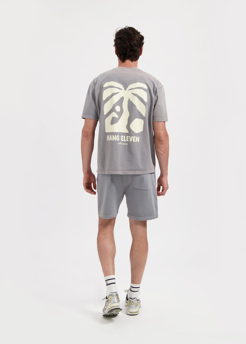 Camiseta lavada Sunburn - Gris piedra