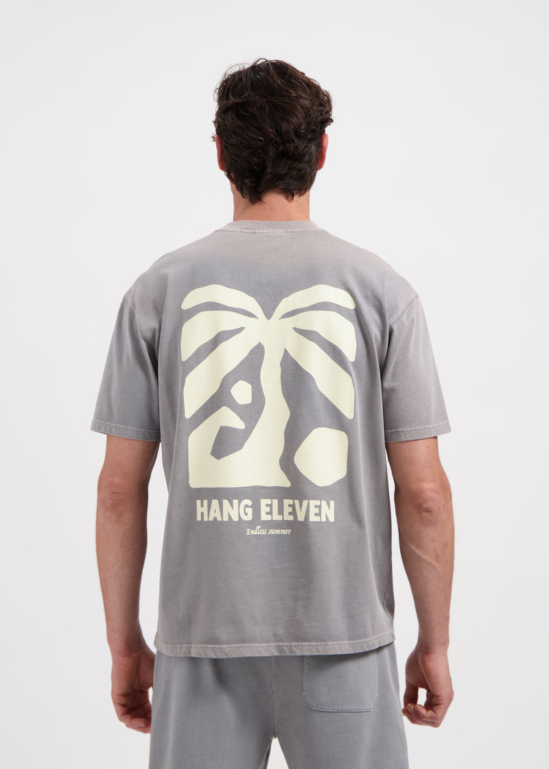 Camiseta lavada Sunburn - Gris piedra