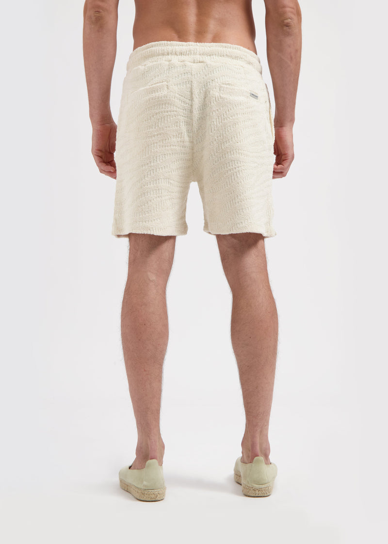 Short Terry Jacquard - Sand Light