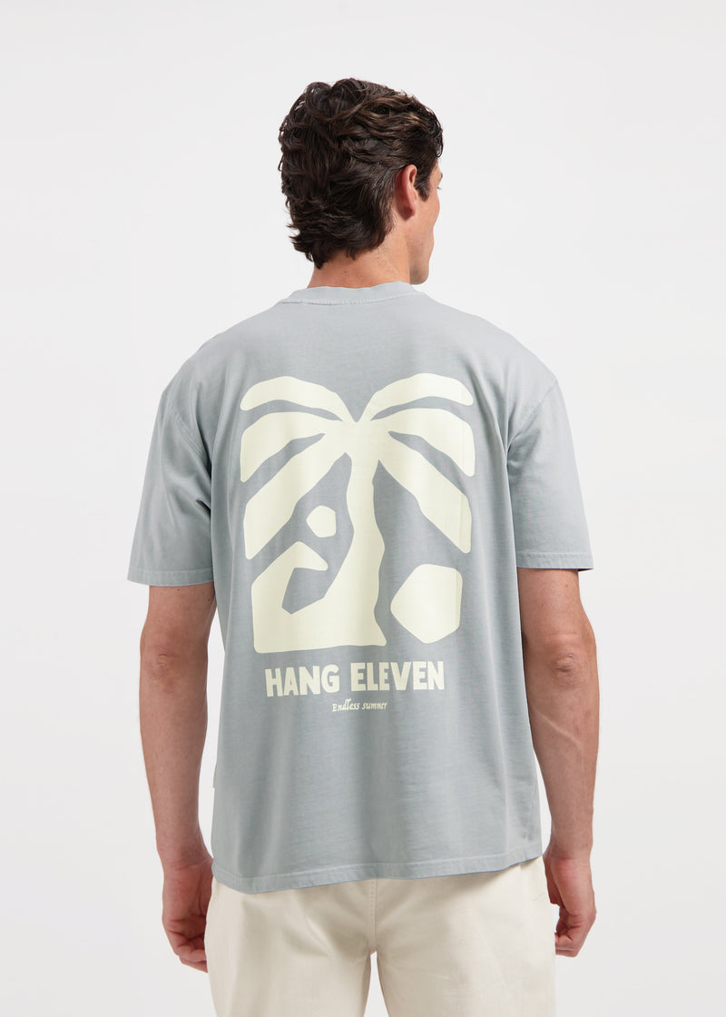 Camiseta lavada Sunburn - Azul claro