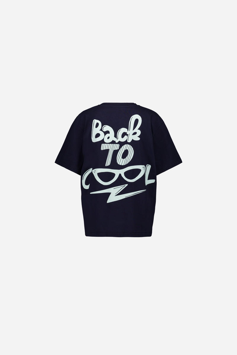 T-Shirt Back To Cool Navy