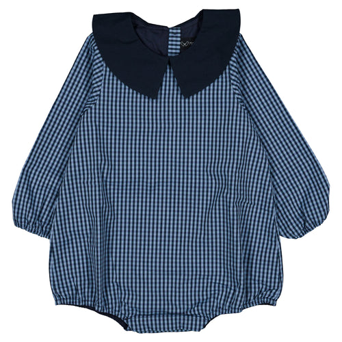 Barboteuse Raphael - Vichy Bleu