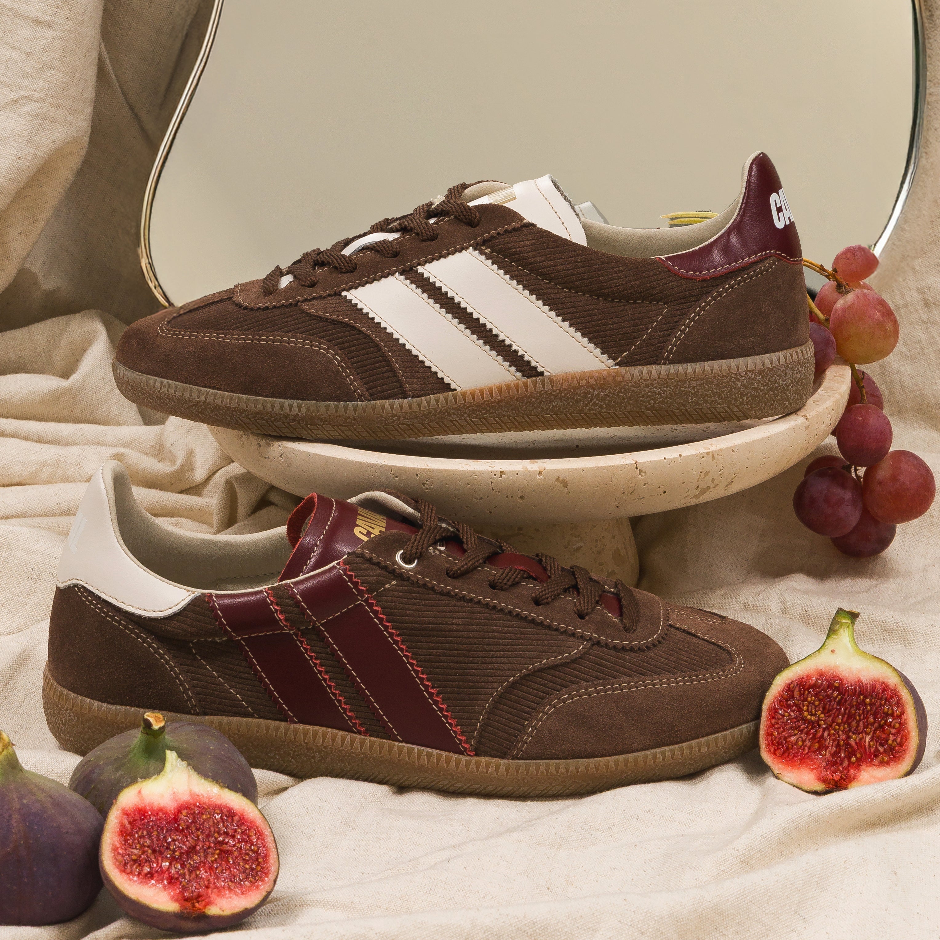 Baskets Crimson Corduroy