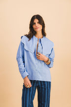 Chemise Col Bleu Ciel