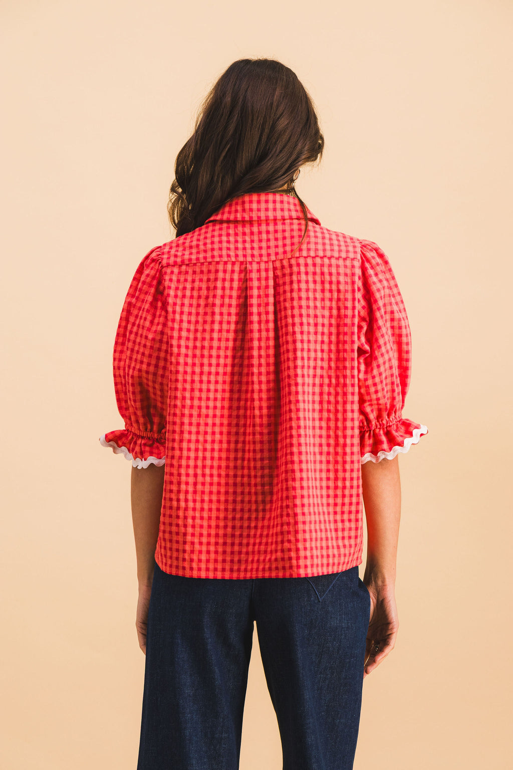 Camisa Jim a cuadros rojos