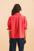 Camisa Jim a cuadros rojos