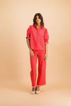 Camisa Jim a cuadros rojos