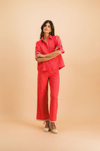 Camisa Jim a cuadros rojos
