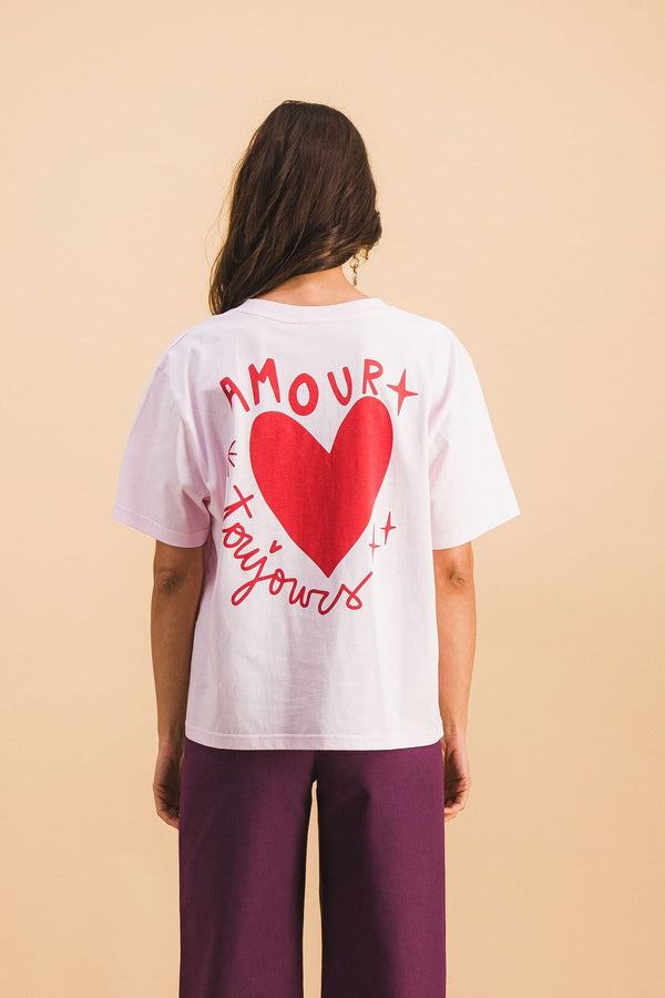 Camiseta Love Always Rosa