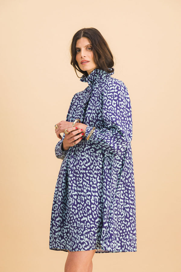 Vestido Ruth Azul Graou