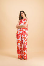 Noémie Red Blossom Jumpsuit